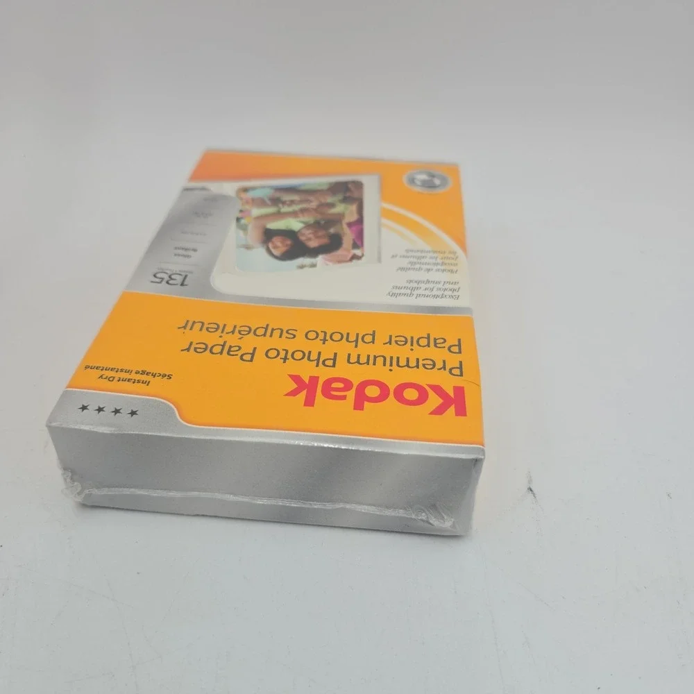 Kodak Premium Gloss Photo Paper 4x6 135 Sheets Instant Dry 66 lb Sealed